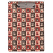 Cute Cat Pattern Klembord (Voorkant)