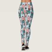 Cute Cat Pattern Leggings (Achterkant)
