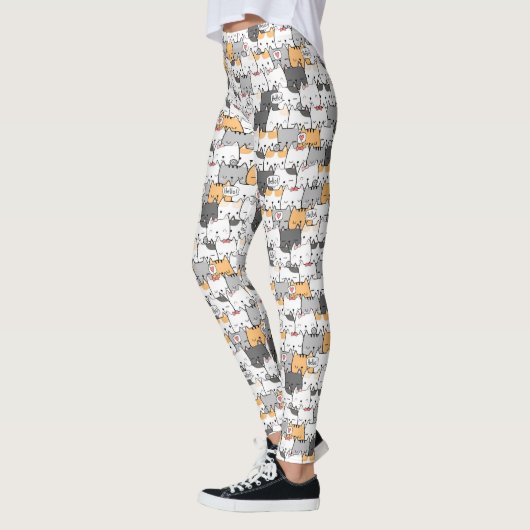 Cute Cat Pattern Leggings (Links)