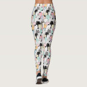 Cute Cat Pattern Leggings (Achterkant)
