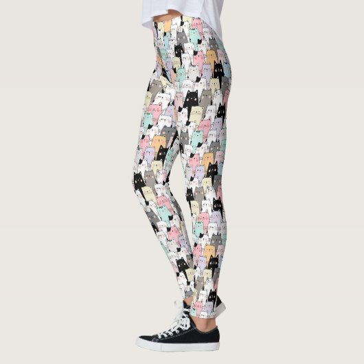 Cute Cat Pattern Leggings (Links)