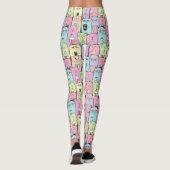 Cute Cat Pattern Leggings (Achterkant)