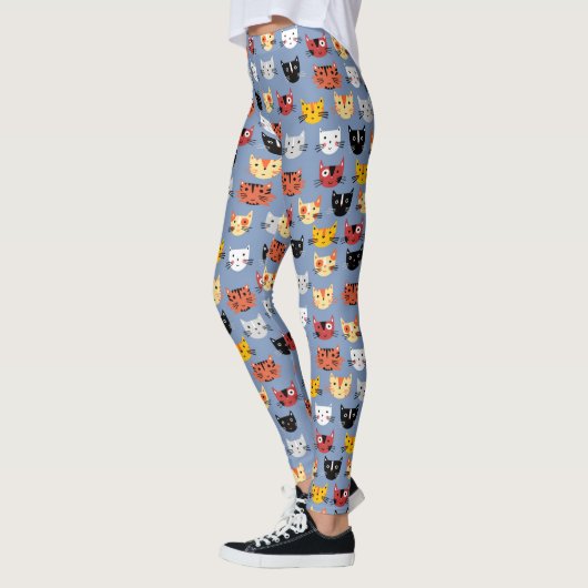 Cute Cat Pattern Leggings (Links)