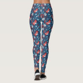 Cute Cat Pattern-Leggings Leggings (Achterkant)