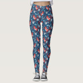 Cute Cat Pattern-Leggings Leggings (Voorkant)