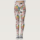 Cute Cat Pattern-Leggings Leggings (Voorkant)