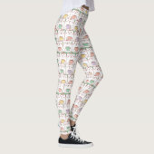 Cute Cat Pattern-Leggings Leggings (Rechts)