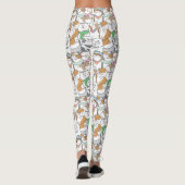 Cute Cat Pattern-Leggings Leggings (Achterkant)