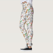 Cute Cat Pattern-Leggings Leggings (Links)