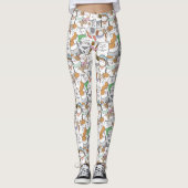 Cute Cat Pattern-Leggings Leggings (Voorkant)
