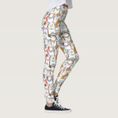 Cute Cat Pattern-Leggings Leggings (Rechts)