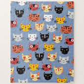 Cute Cat Pattern Legpuzzel
