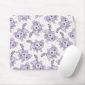 Cute Cat Pattern Muismat (Met muis)