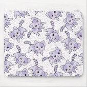 Cute Cat Pattern Muismat (Voorkant)