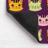 Cute Cat Pattern Muismat (Hoek)