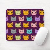 Cute Cat Pattern Muismat (Met muis)