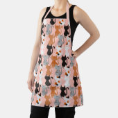 Cute Cat Pattern on Blush Pink Schort (Insitu)