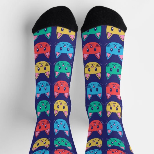 Cute Cat Pattern Sokken (Top)