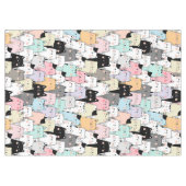 Cute Cat Pattern Tablecloth Tafelkleed (Voorkant (Horizontaal))