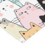Cute Cat Pattern Tablecloth Tafelkleed (Gekanteld)