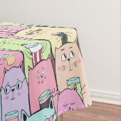 Cute Cat Pattern Tafelkleed (Voorbeeld)