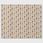 Cute Cat Paws Patroon Cadeaupapier (Vlak)