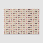 Cute Cat Paws Patroon Tissuepapier (Voorkant)