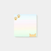 Cute Cat Paws Post-it® Notes (Voorkant)