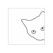 Cute Cat Peking van de hoekstempel Rubberstempel (Afrduk)