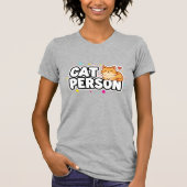 Cute Cat Person Animal Lover Women's T-Shirt (Voorkant)
