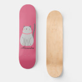 Cute Cat Personalized Persoonlijk Skateboard (Voorkant)