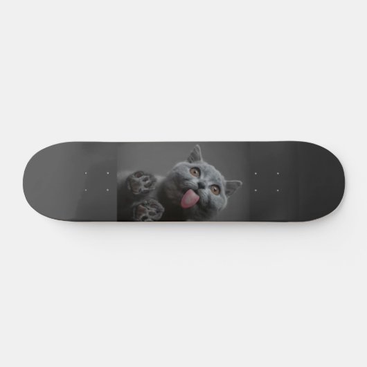 Cute Cat Persoonlijk Skateboard (Horizontaal)