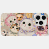 Cute Cat Phone Case Kawaii Kitten Aesthetic (Achterkant (horizontaal))