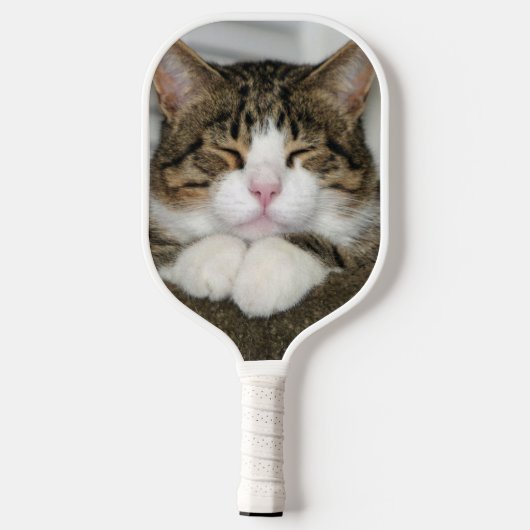 Cute Cat Pickleball Paddle (Achterkant)