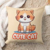 cute cat pillow case kussen (Deken)