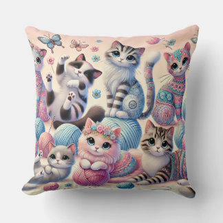Cute Cat Pillow Kussen