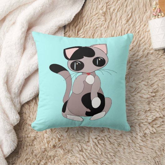 Cute Cat Pillow Kussen (Deken)