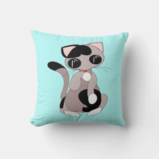 Cute Cat Pillow Kussen (Voorkant)