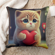 Cute Cat Pillow voor kattendeksels