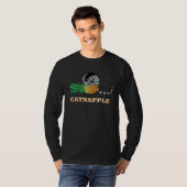 Cute Cat Pineapple  Cat T-shirt (Voorkant volledig)