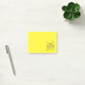 Cute Cat Pink Glasses Normal is Boring Post-it® Notes (Kantoor)