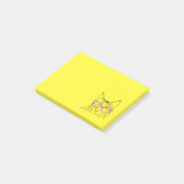 Cute Cat Pink Glasses Normal is Boring Post-it® Notes (Schuin)