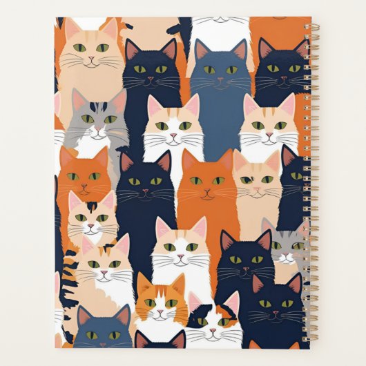 Cute Cat Planner (Achterkant)