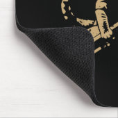 Cute Cat Playing Ice Hockey Lover Player Funny  Muismat (Hoek)