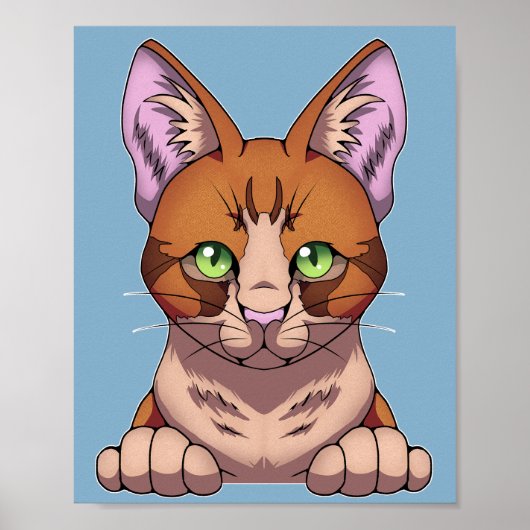 Cute Cat Poster (Voorkant)