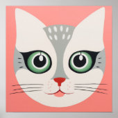 Cute Cat Poster (Voorkant)