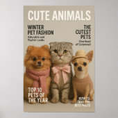 cute cat poster (Voorkant)