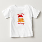 Cute Cat Purr‑fect Holiday Baby Christmas Shirt (Voorkant)