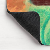 Cute Cat Purrito met hart Muismat (Hoek)