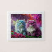 Cute Cat Puzzle Legpuzzel (Horizontaal)